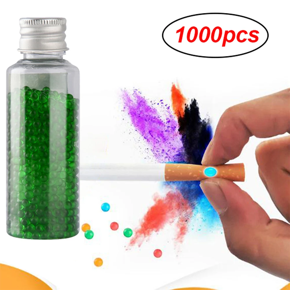 

Popule DIY Cigarette 1000pcs Taste Cigarette Pops Beads Fruit Flavour Mint Flavor Explosion balls Pusher Smoking Accessories
