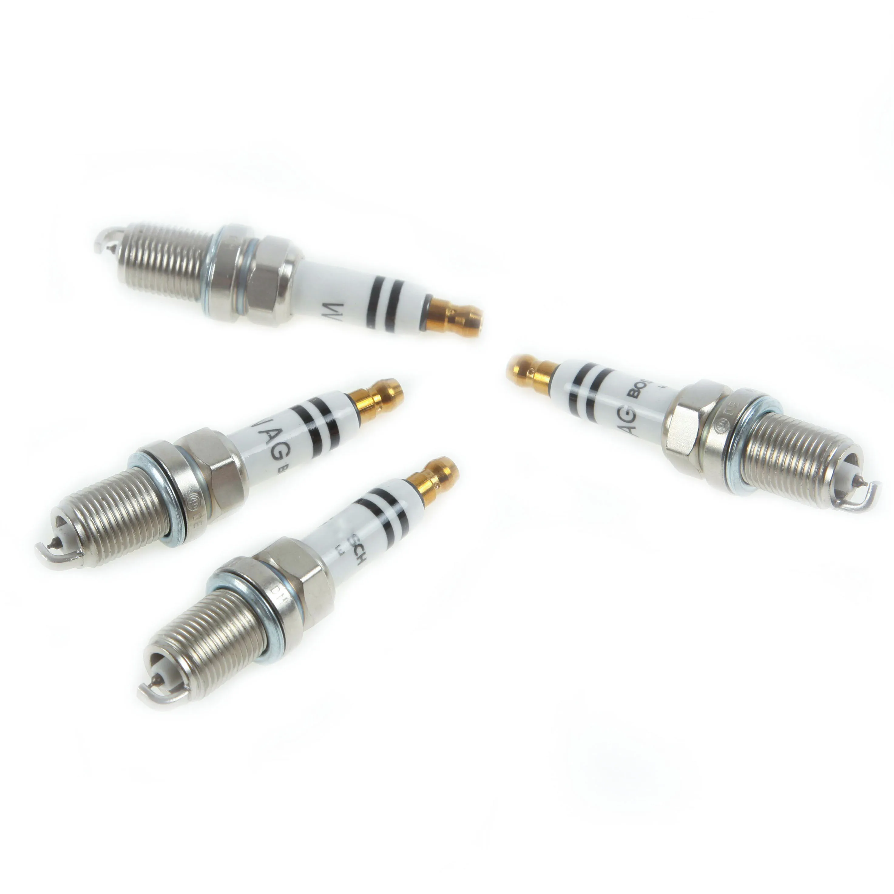 4 шт. 06H 905 611 иридиевая Свеча зажигания Разъем для VW Golf Jetta Passat Tiguan Audi A3 A4 A6 Q3 светодиодная подсветка для автомобиля 2.0L 06H 905 604 101 905 631 г