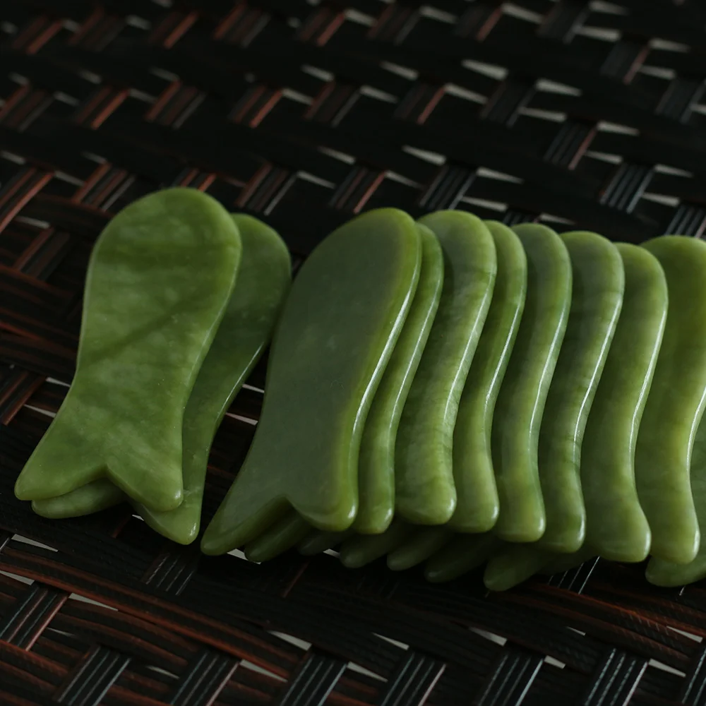 

Facial Massager Guasha Scraper Anti Wrinkle Face Slimming Tools Skin Care Gua Sha Scraping Detox Body Massage Board Jade stone
