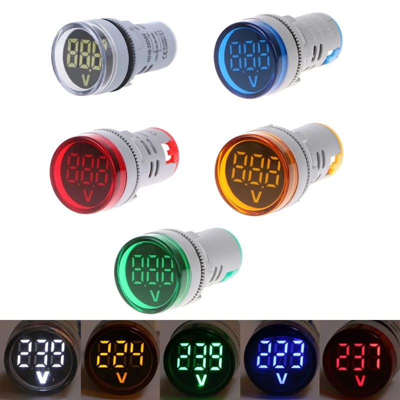 СВЕТОДИОДНЫЙ цифровой Дисплей Калибр вольт Напряжение метр Индикатор