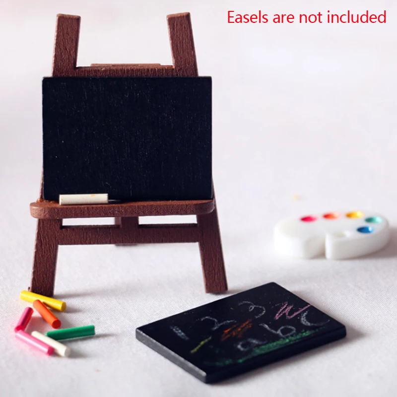 

1 Set Doll house Mini Blackboard Chalk Micro Landscape Decoration Toy Model DIY Children's Room Accessories Small Blackboard