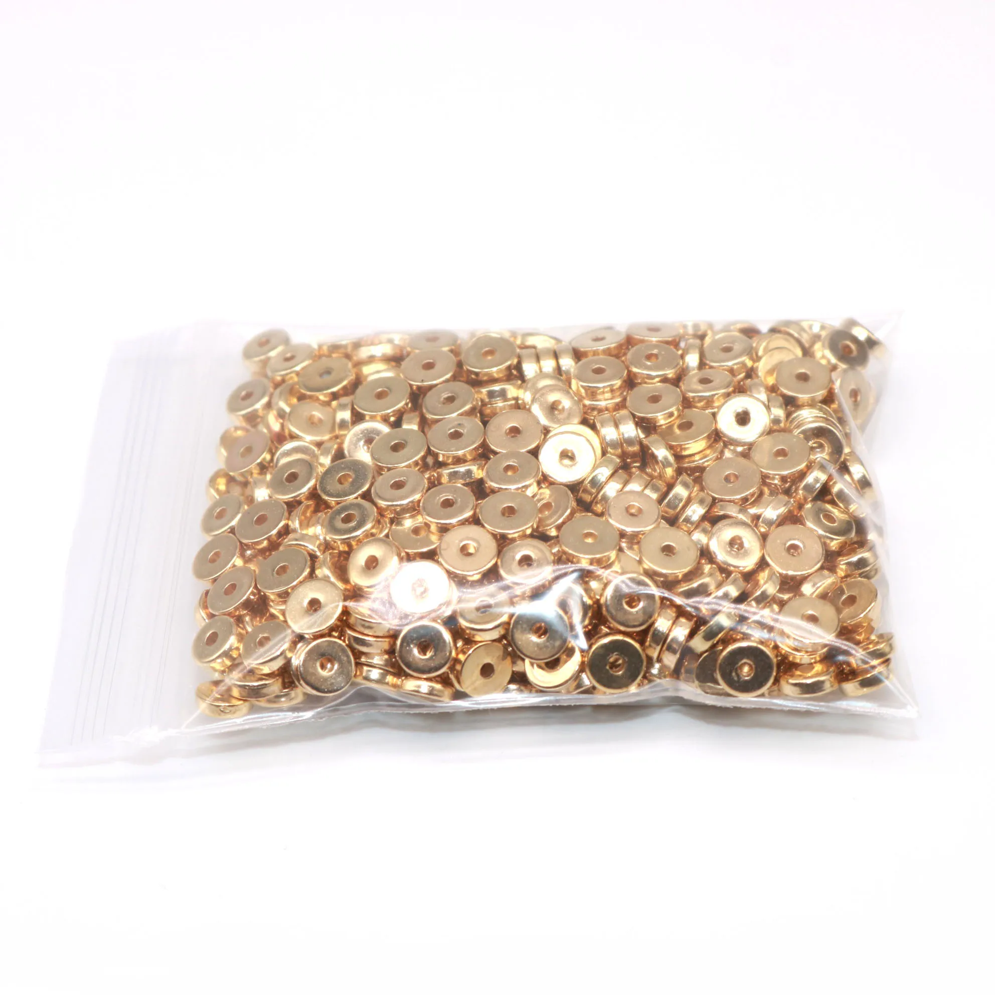 5 мм оптовая продажа 500 шт. маленькие круглые бусины CCB с посеребренным покрытием