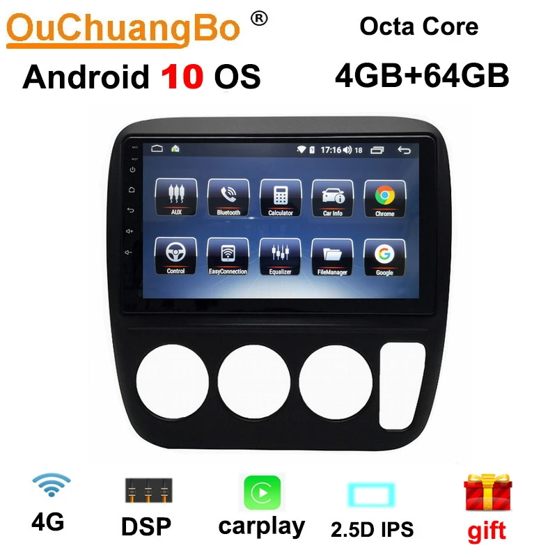 Ouchuangbo автомобильный радиоприемник для телефона 1997 2001 Поддержка 9 дюймов android 10