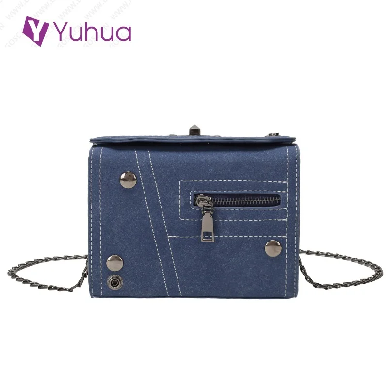 

Yuhua 2020 новые модные женские сумки, Повседневная однотонная женская сумка, трендовая Корейская версия сумка-мессенджер, простые сумки через ...