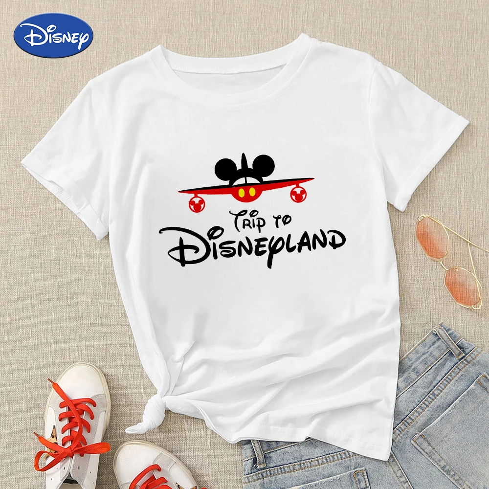 Disney 50-я годовщина семейные рубашки для отпуска женская одежда отдыха футболка с