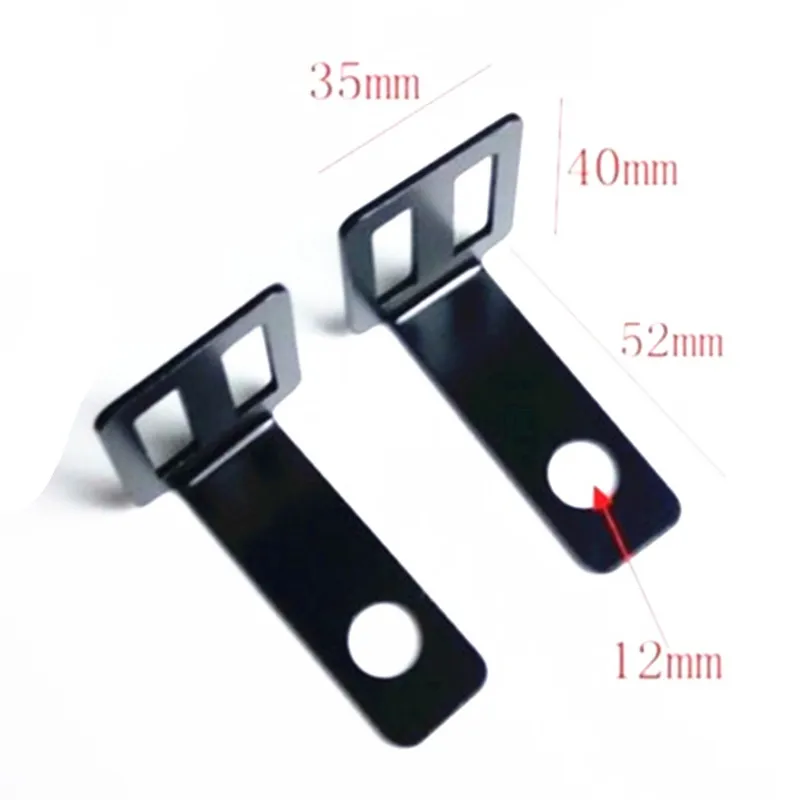 2x хром черный Задний поворотный релокатор Держатель сиденья кронштейн мотоцикл