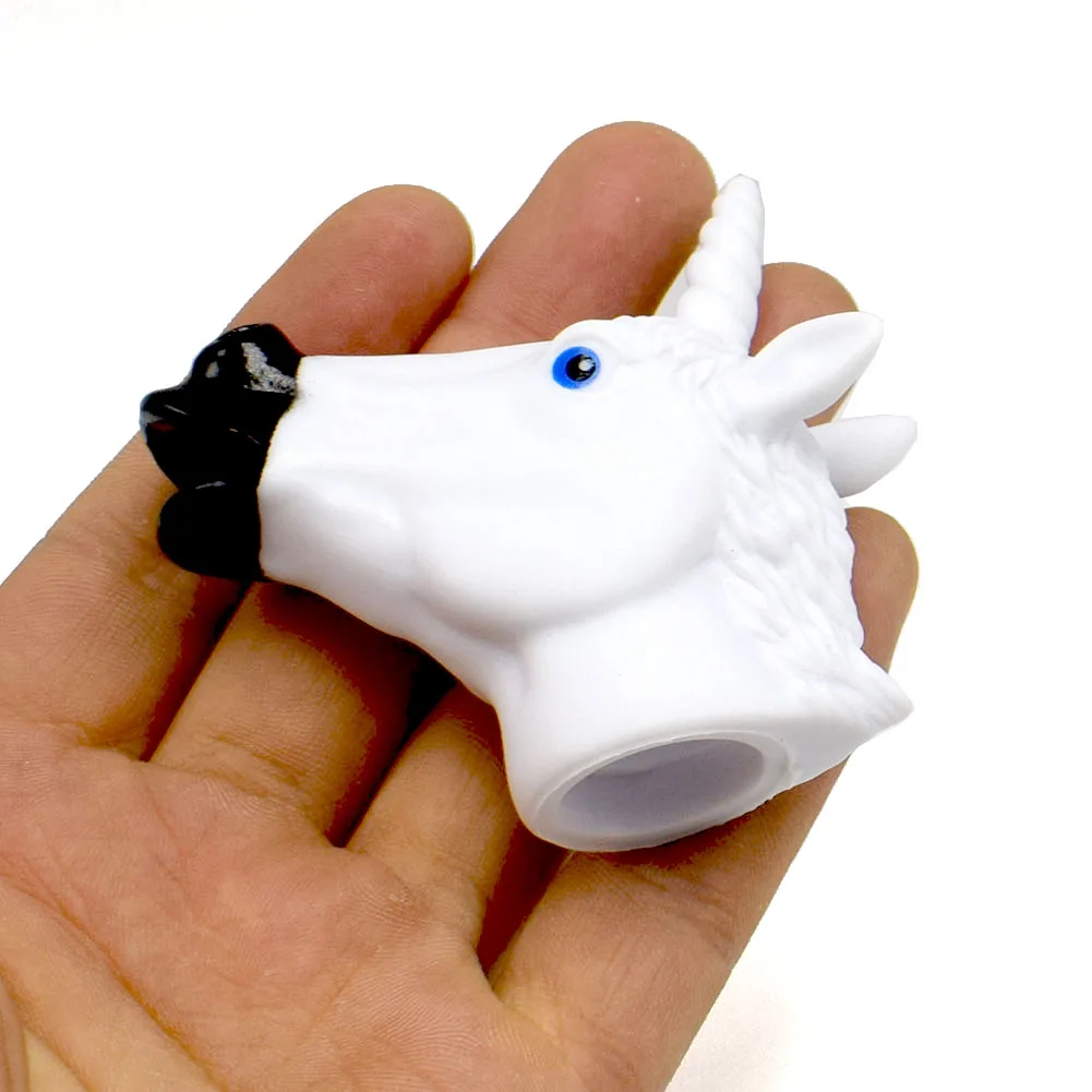 

Novel Mixed Color Unicorn Flying Horse Finger Puppet Finger Sleeve Children Fun Trickery Toy