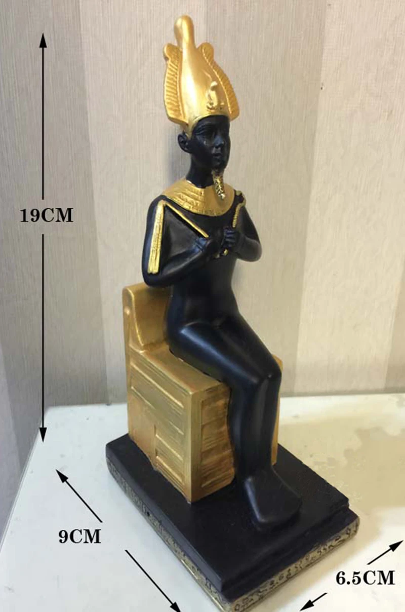 Египетские боги красоты египетская статуя для декора-сидя Isis(Auset), Osiris(Usiris), Mut, Bennu Коллекционная статуэтка, Египет - Цвет: C