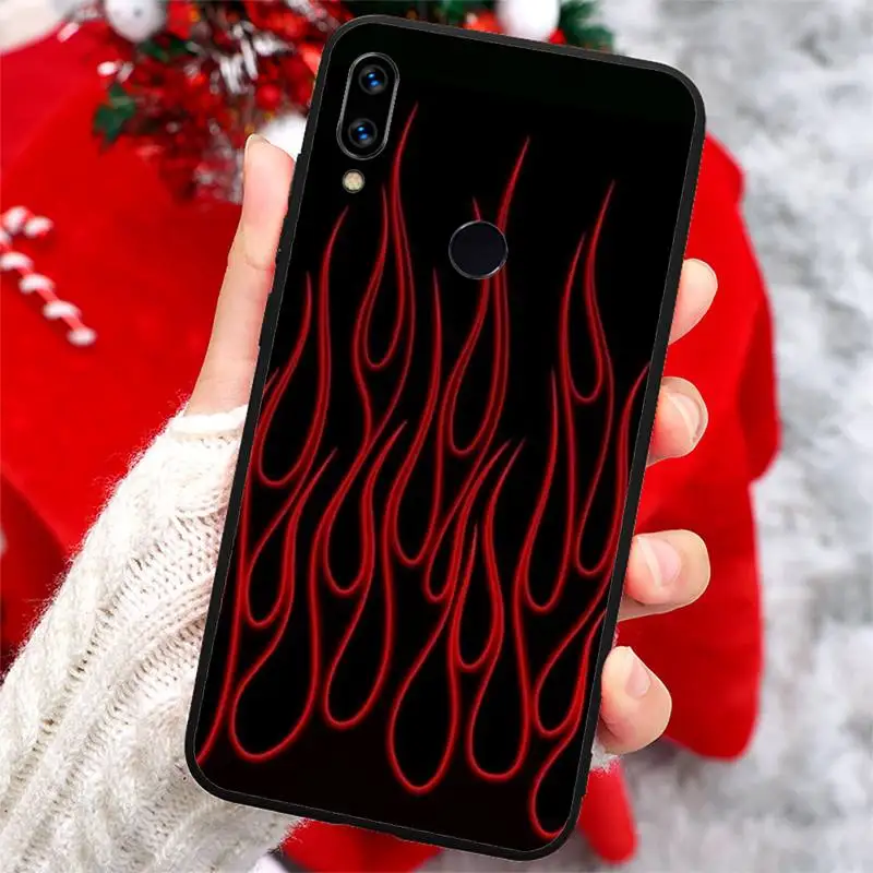 

free fire flame Colorful Phone Case For Xiaomi Redmi note 7 8 9 t k30 max3 9 s 10 pro lite