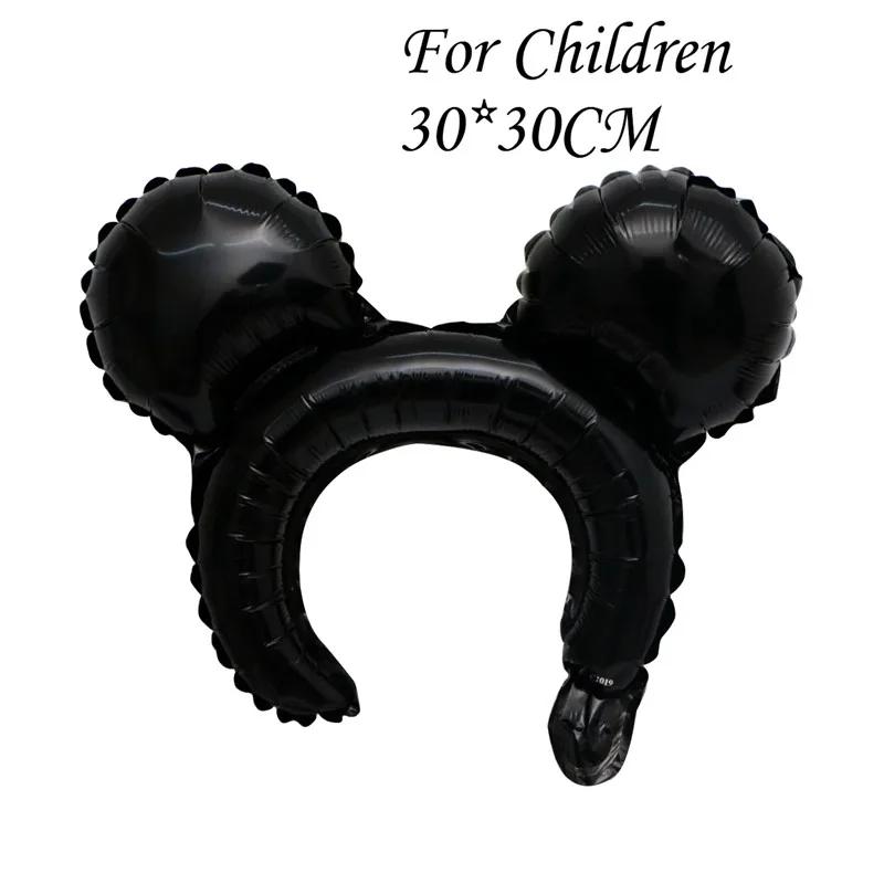 1pc headwear 112 см гигантский Микки Минни Маус фольгированный шар мультфильм день рождения украшения дети ребенок душ вечерние игрушки - Цвет: 1pc headwear