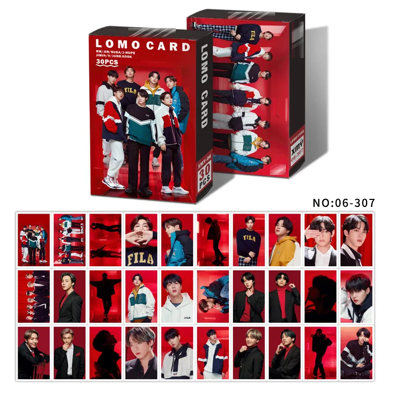 2020 Горячая K-POP Bangtan Boys Lomo карта новый альбом динамит души 7 фотооткрыток настенный