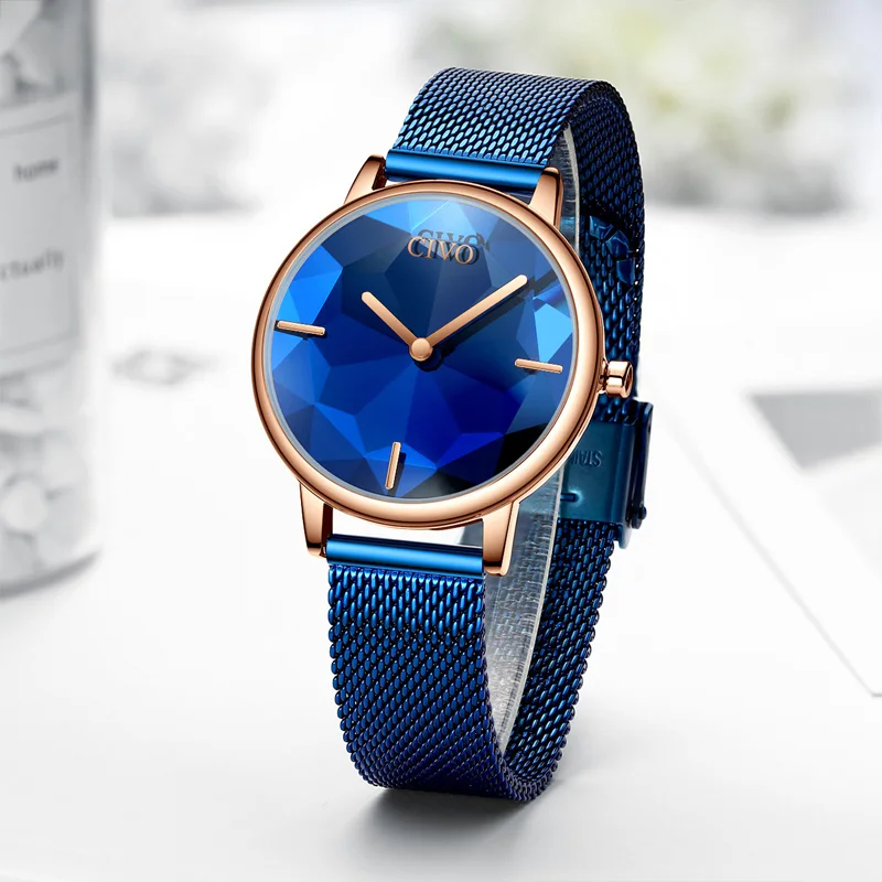 Роскошные женские часы CIVO бренд Reloj De Mujer дропшиппинг 2019 элегантные кварцевые с