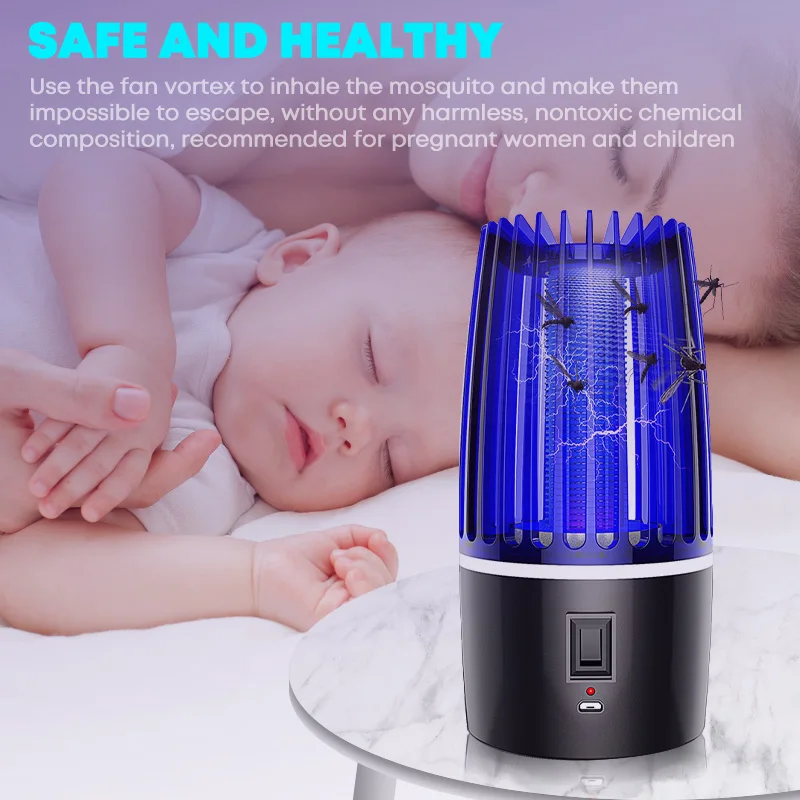 Отпугиватель комаров и насекомых электрическая перезаряжаемая лампа