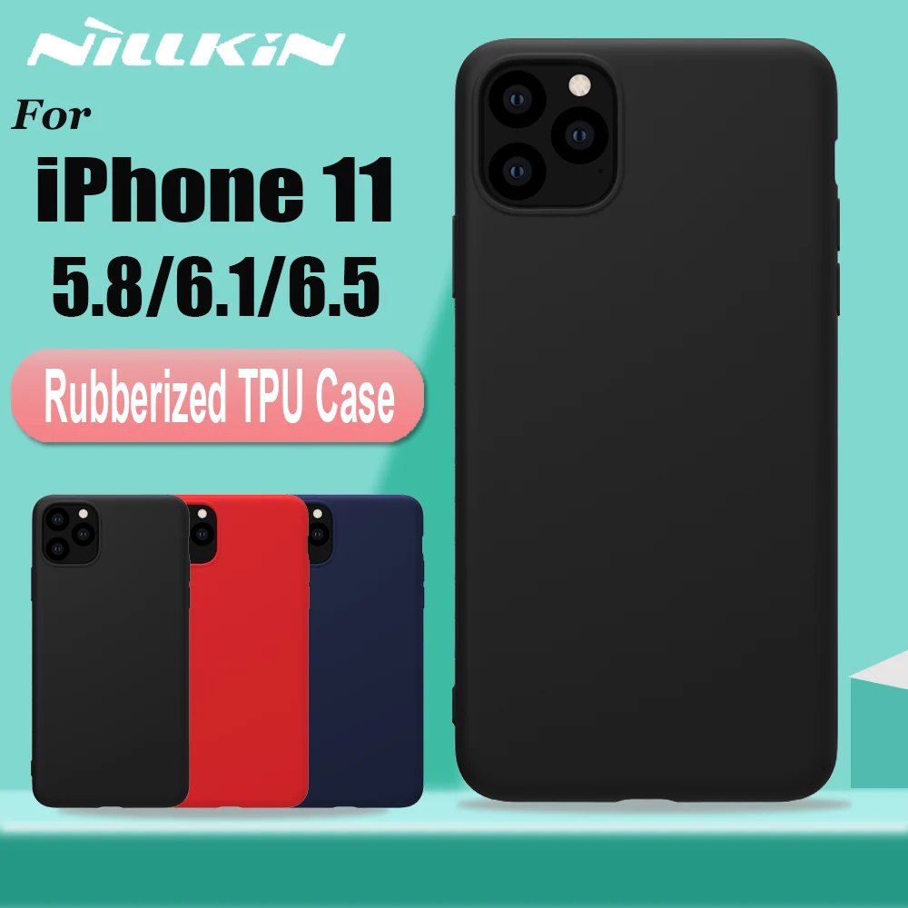 Для iPhone 11 Pro Max чехол Nillkin жидкий силиконовый мягкий ТПУ нескользящий Задний Полный Чехол резиновая сумка чехол для iPhone 11 Pro Max оболочка