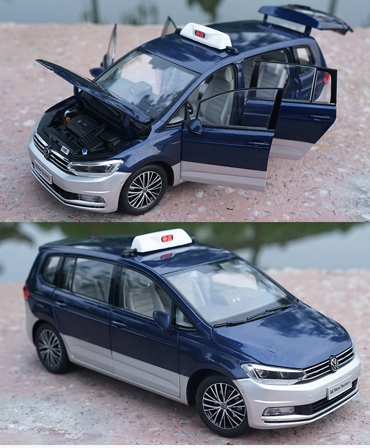 Изысканный подарок 1:18 Touran L сплава модель, моделирование литьем под давлением металлическая модель автомобиля, коллекция украшения