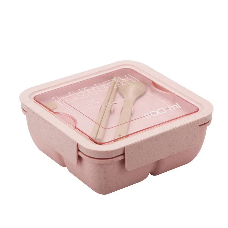 Коробка Bento с перегородкой Портативный Ланч-бокс для микроволновки студентов и