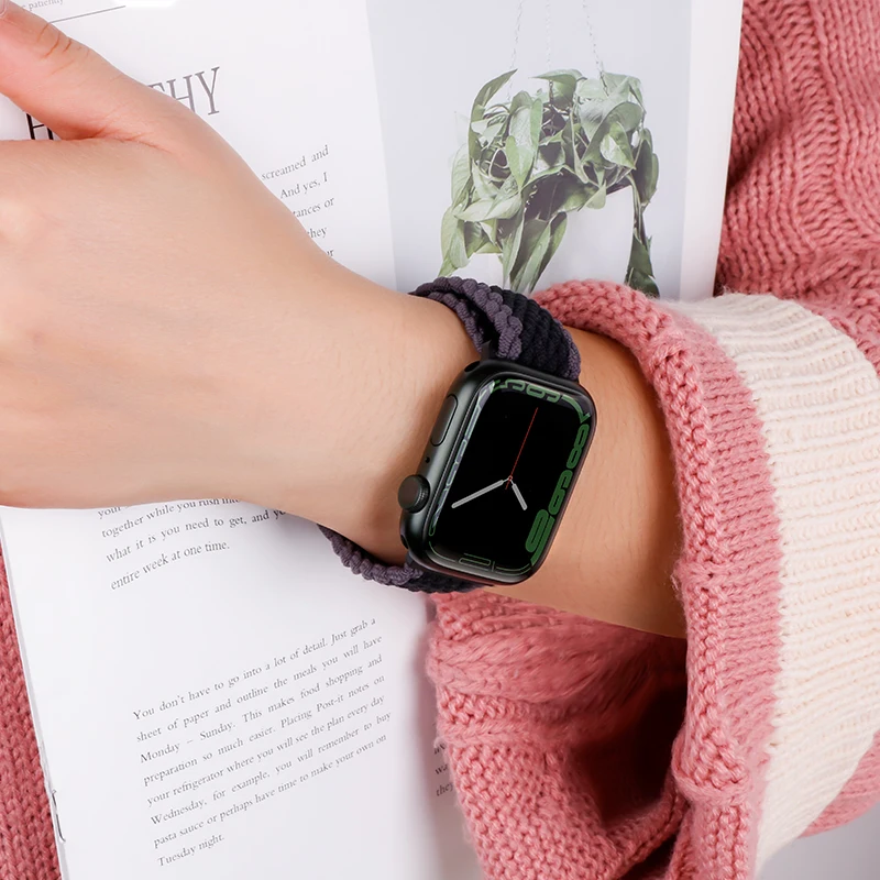 Ремешок 45 мм 41 для часов Apple watch Series 7 ремешок 38 42 40 44 iWatch 6 SE 5 4 3 2 1 спортивный браслет