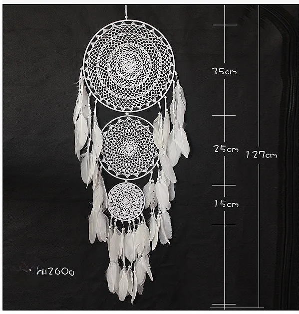 

Handmade Large Dreamcatcher Wall Hanging Decoration Feather Weaving Dream Catcher Home Wedding Party Bedroom Home Decors