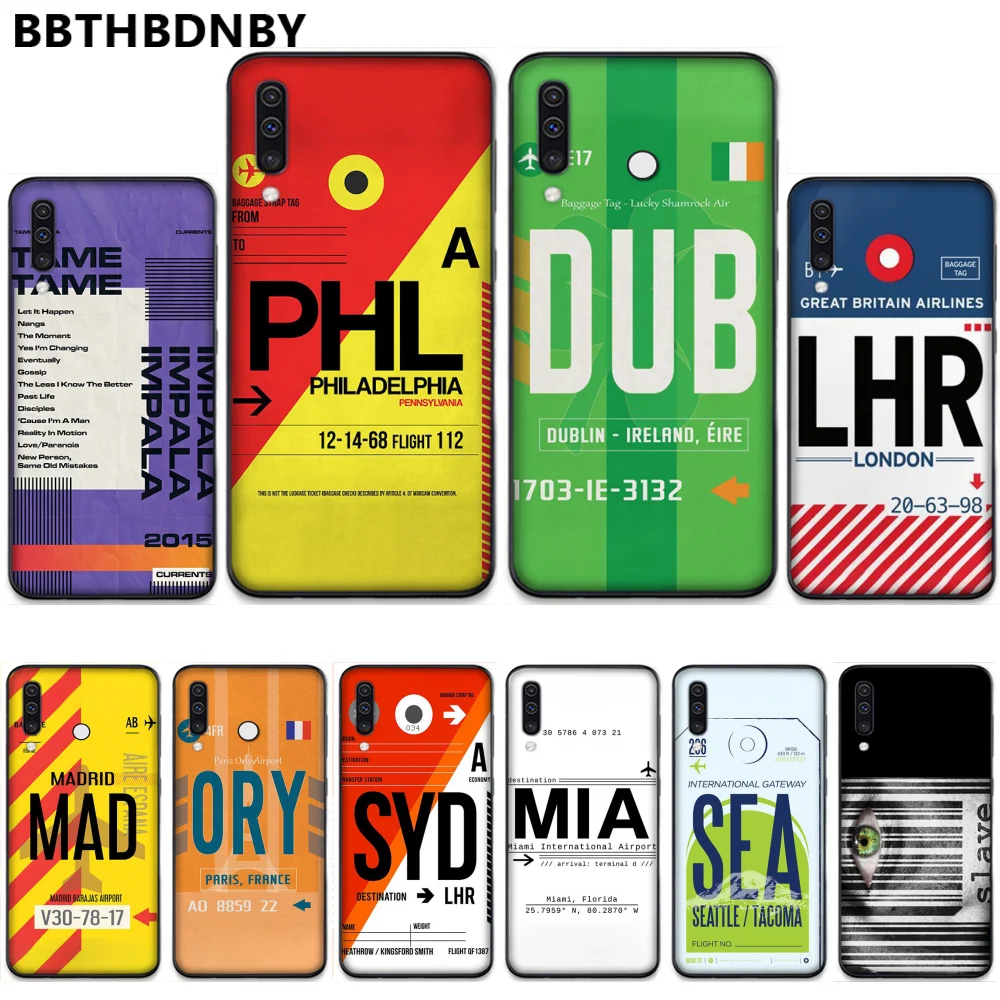 Симпатичный воздушный билет Новое поступление черный чехол для сотового