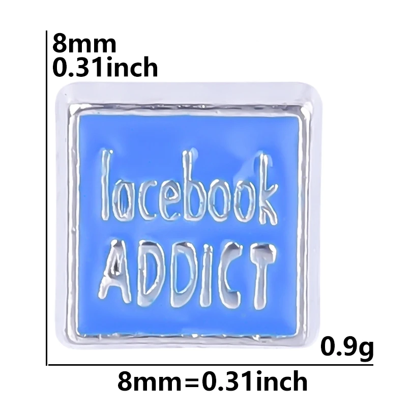 20 шт./лот синие буквы слова плавающий медальон шармы подвески ручной работы с