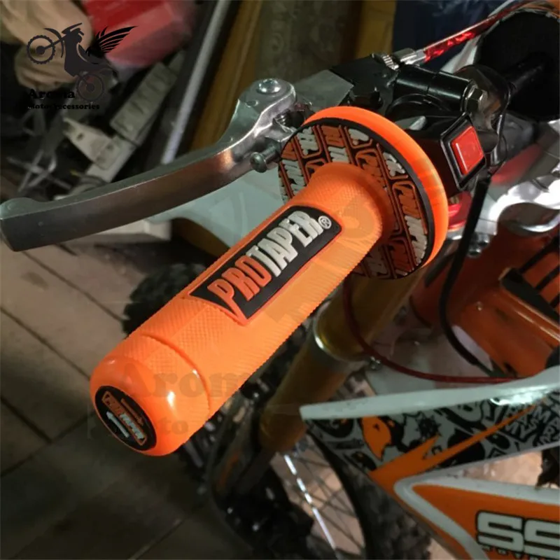 Цветная прозрачная ручка для мотоцикла 24 мм 22 профессиональные аксессуары гонок