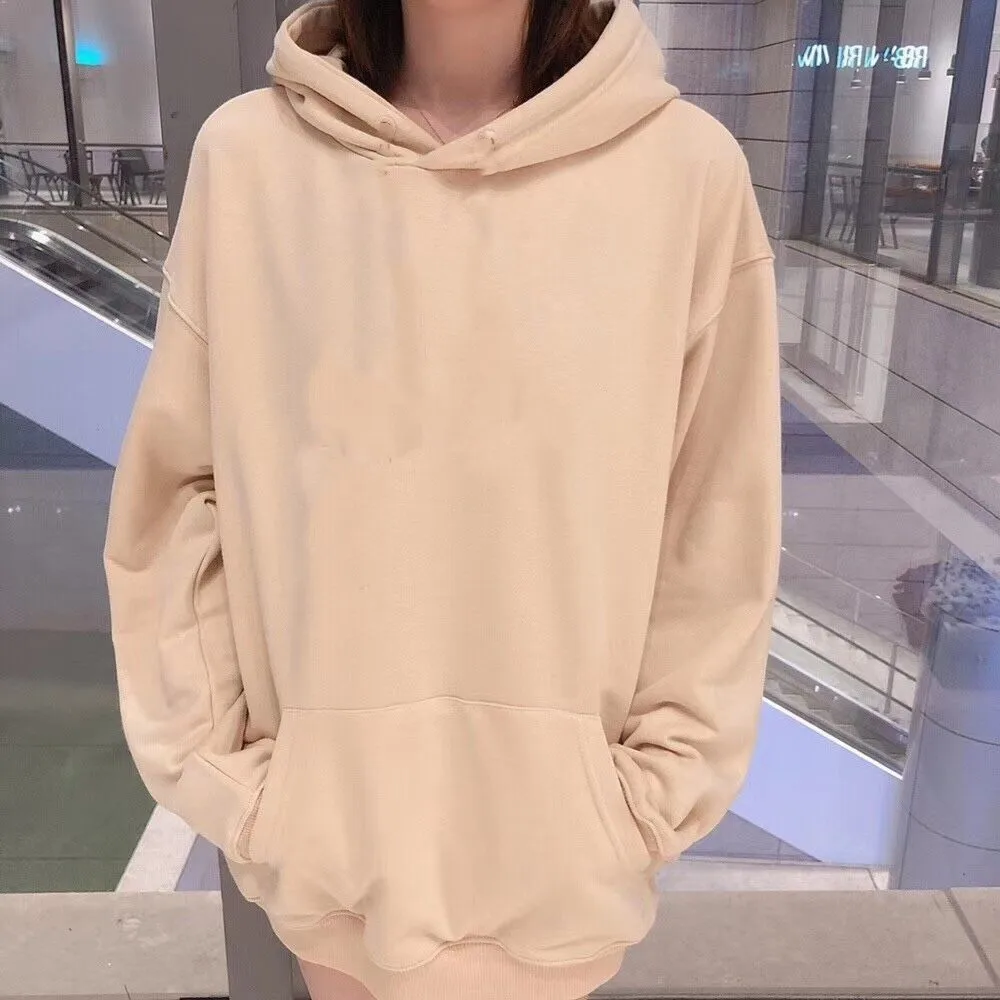 

Sweater Hoodie Autumn and Winter Plush Thickened Hoodie Women's Loose and Versatile Long Sleeve Lovers Fashion Men and Women