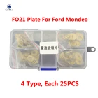 CHKJ 100 шт.лот Автомобильный Замок язычок для Ford Mondeo FO21 пластина  каждый 25 шт. для Ford Блокировка ремонтные комплекты слесарные принадлежности