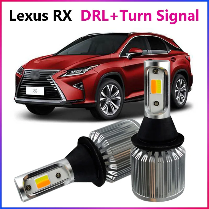 ShinMan COB дневные ходовые огни светильник светодиодный DRL поворотный для Lexus gs350 is250