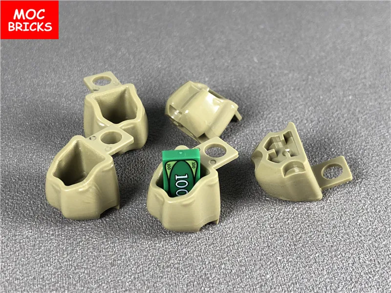 Кубики MOC 10 шт./лот одежда для тела рюкзак открытый размер 92590 Обучающие