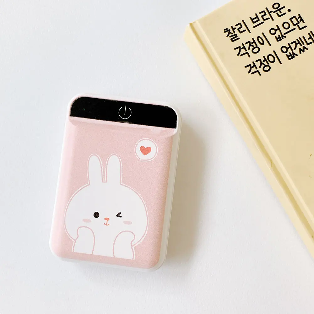 FLOVEME mi ni power Bank 4800 мАч светодиодный внешний аккумулятор с мультяшным рисунком для iPhone Xiaomi mi, портативное зарядное устройство