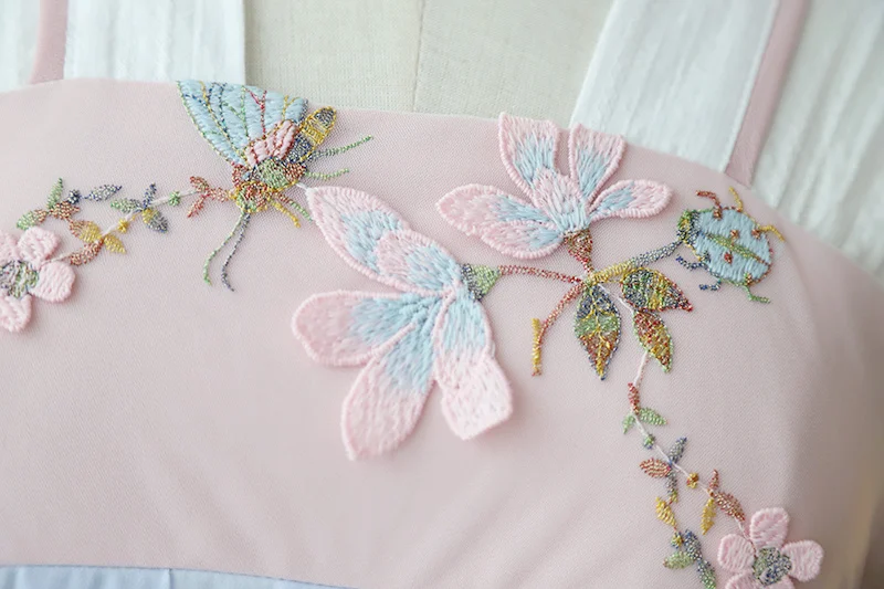 

Women Ancient Chinese Dress Floral Traditional Chiffon Flowy Hanfu Costume Vintage Tang Dynasty Fairy Fancy Cosplay Long Dress