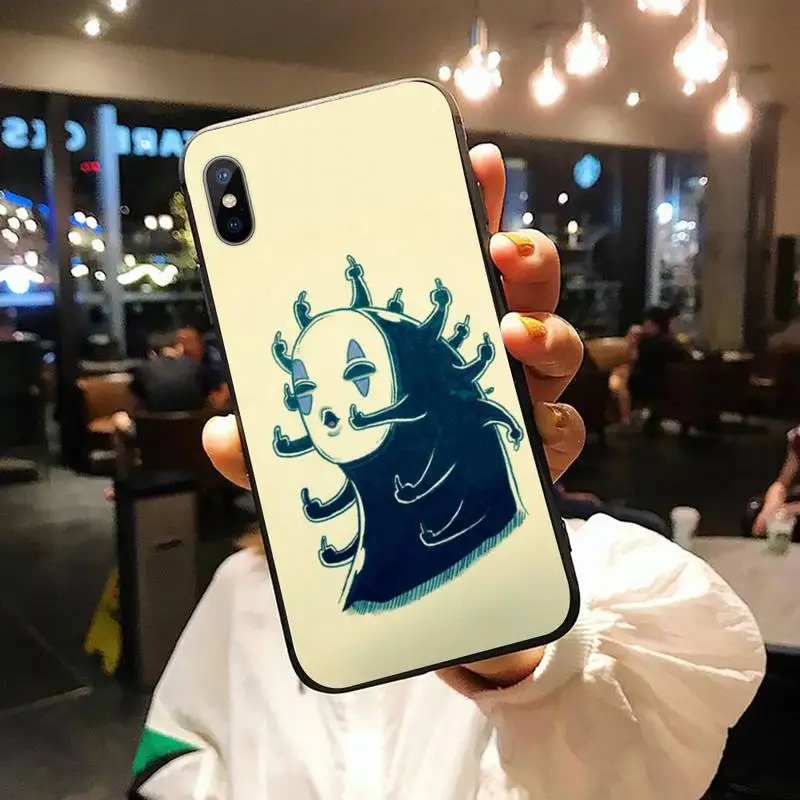 

Totoro Faceless Man Anime Phone Case for iPhone 11 12 pro XS MAX 8 7 6 6S Plus X 5S SE 2020 XR