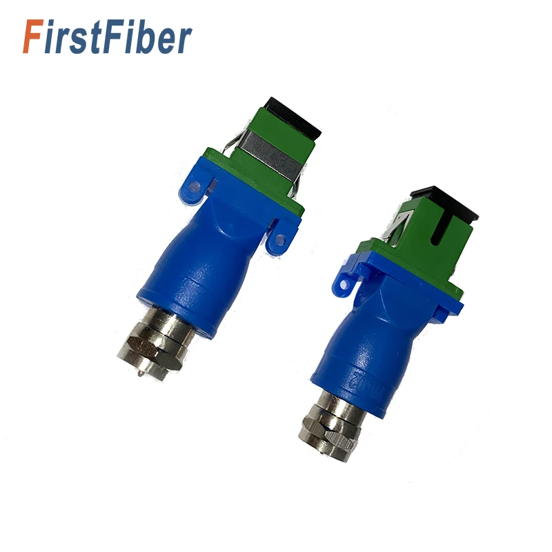 1 шт. пассивный оптический приемник SC APC Inch RF Plug CATV мини FTTH|Оптоволоконное