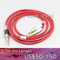 ln006677 4 4mm xlr 2 5mm 3 5mm 99 pure pcocc earphone cable for sennheiser hd700 headphone