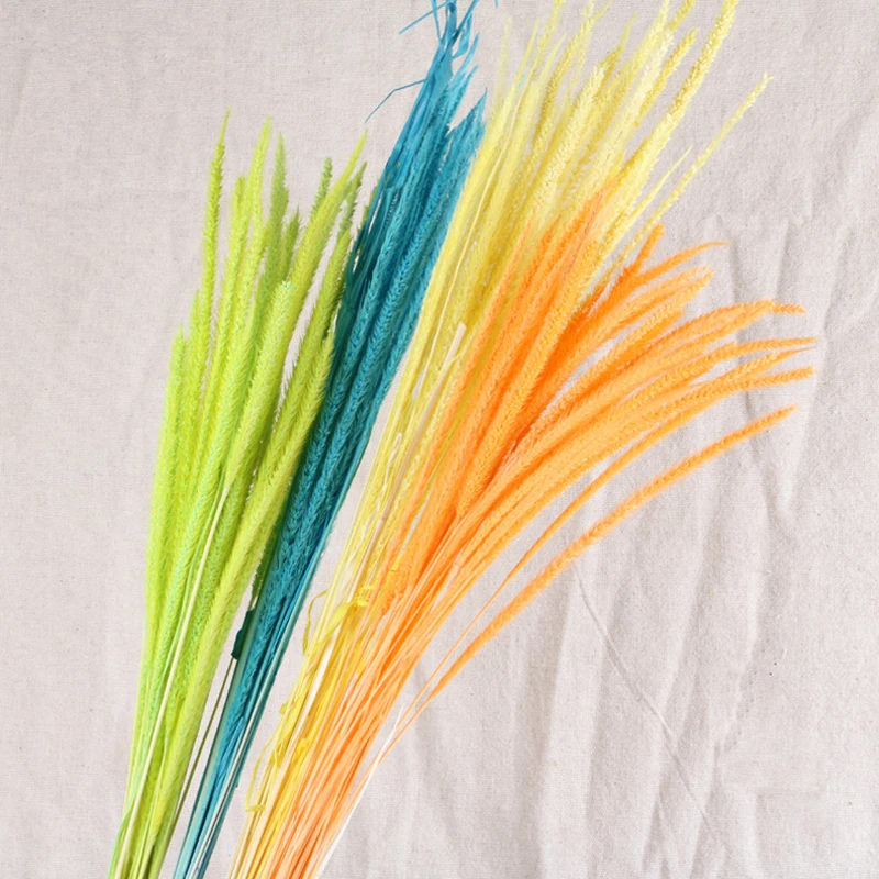 

20pcs Decoracin De Eventos Dried Goldenrods Grass Natural Flower Artesanato Wedding House Yard Cumpleaos Navidad Accessories