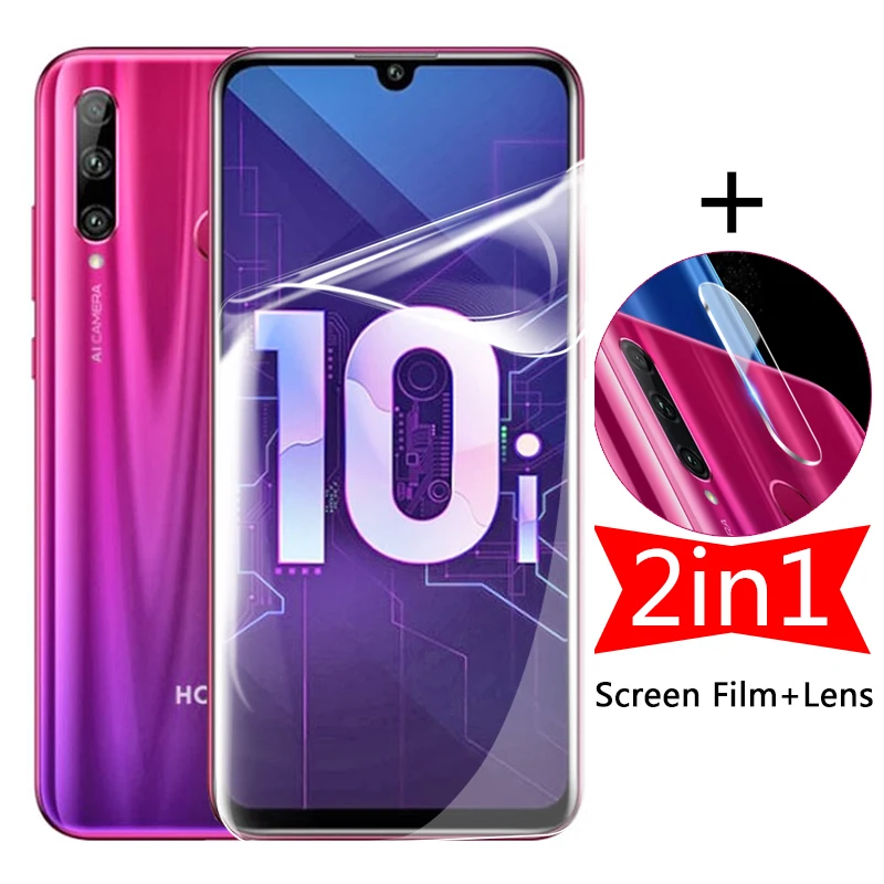 Защитная пленка для Huawei honor View 10 10i 20 гелевая Защита экрана Honor Play 8 Pro 9 lite + защита