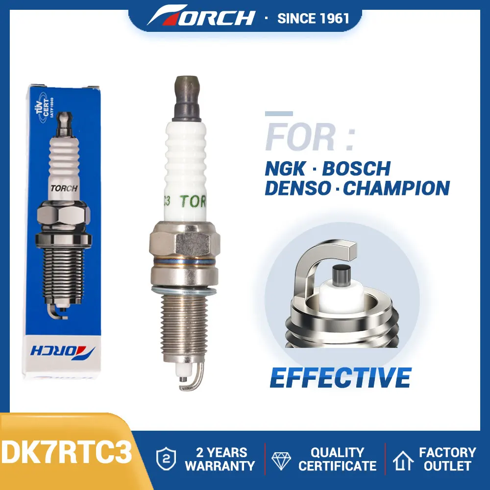 

Ignition System Candles High Performance Torch DK7RTC3 Replacement for Candle ZKR7A-10 New Longer Life Time