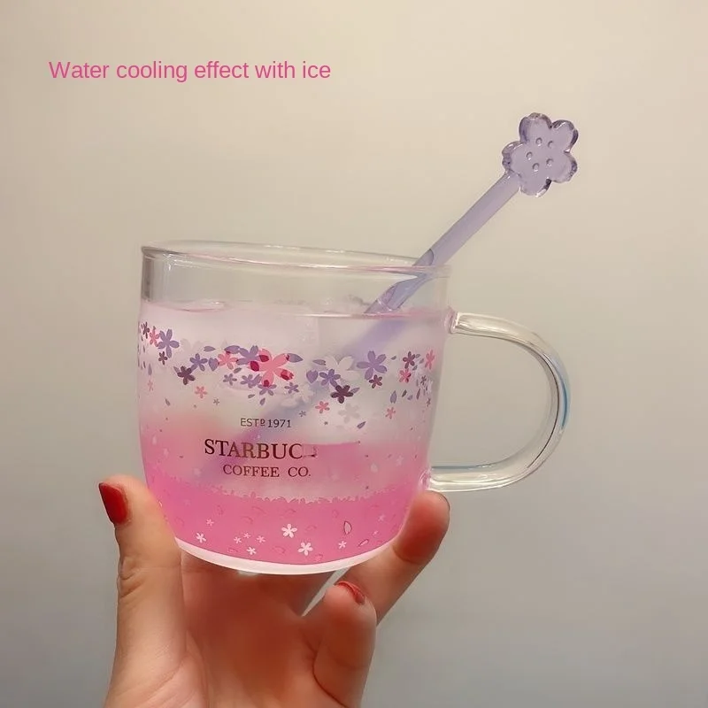 2020 романтическое цветное стекло вишни с перемешивающим стержнем зеркальное