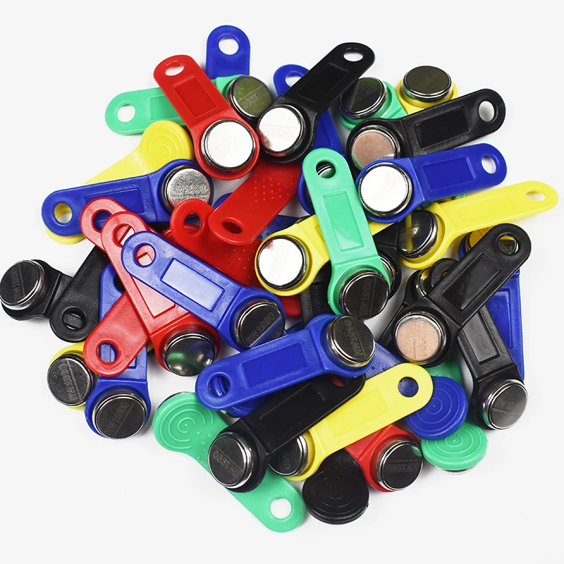 200 шт./лот Перезаписываемый RFID сенсорный ключ памяти RW1990 IButton копировальная карта