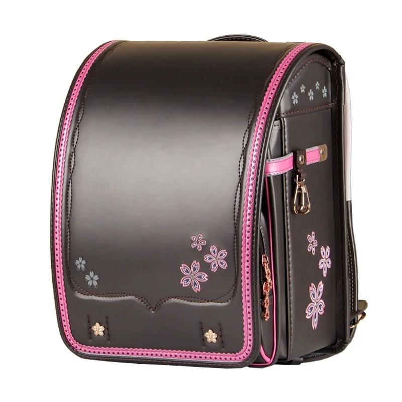 Школьная сумка в японском стиле для девочек-подростков для девочек, роскошная вышивка цветы рюкзак Класс 1-3 детей Водонепроницаемый ортопе...