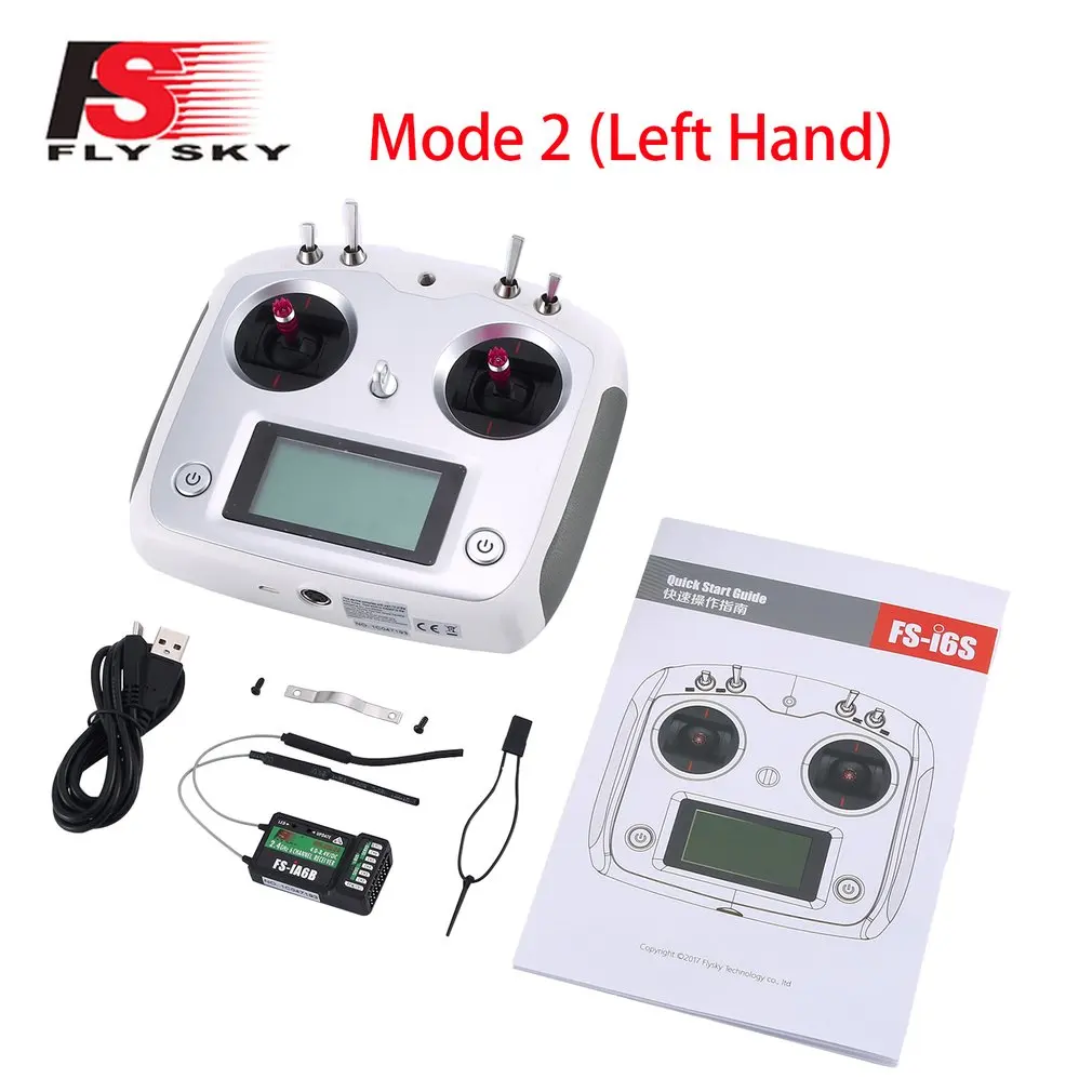 

FS-i6S I6S 2.4G 10 Channel AFHDS 2A Transmitter IA6B Receiver For RC Airplane FPV Racing Drones Parts