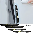 Автомобильная наклейка 4 шт., защитная полоса на края боковой двери для Chevrolet Cruze TRAX Aveo Lova Sail EPICA Captiva Malibu Volt