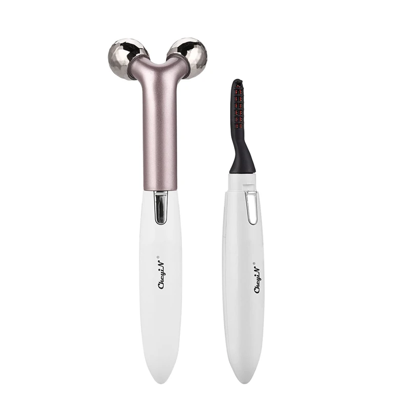 2 в 1 электрическая завивка ресниц с подогревом массажный роликовый лицевой