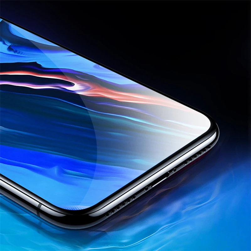 Защитное стекло закаленное 5D для iPhone 11 Pro/XS Max/XR/X/6/6s/7/8 Plus | Мобильные телефоны и