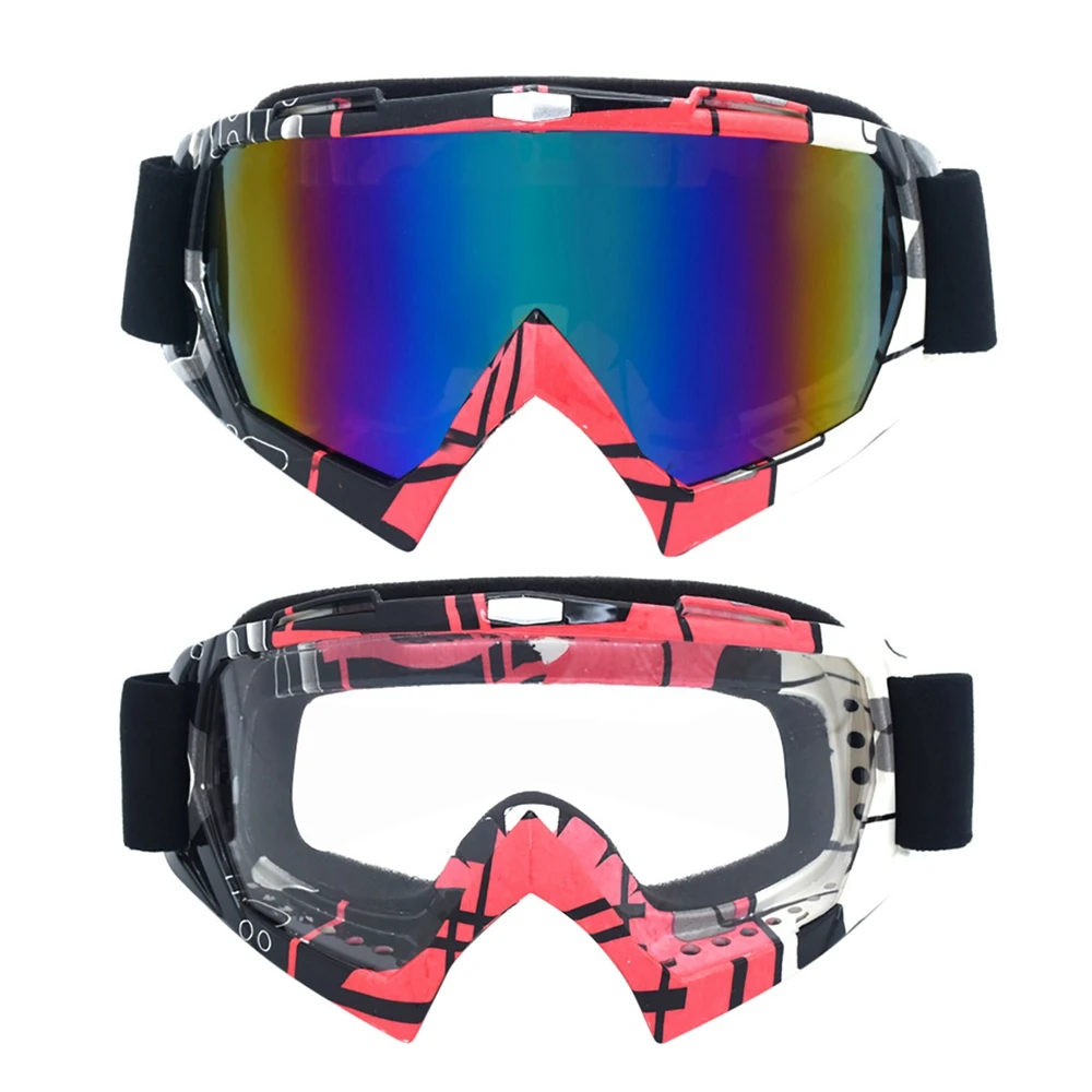 

Hot Ski Goggles Snowboard Goggles Anti UV Adjustable Glasses Offroad Outdoor Windproof Sunglasses for Ski Sports Riding