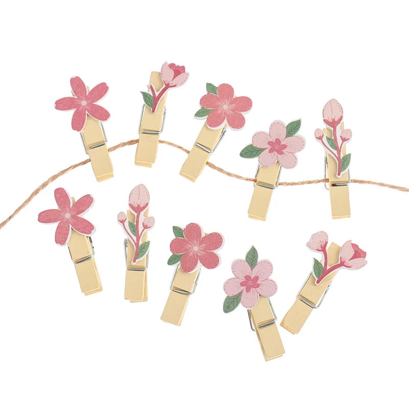 

8-50pcs Mini Natural Wooden Photo Clips Christmas Snowman Eilk Panda Shaped Clips Clothespin Craft Decoration Clips Pegs