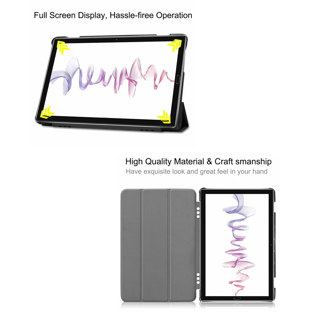 Магнитный чехол для huawei mediapad M6 10 8 дюйма откидной с подставкой крышкой Huawei