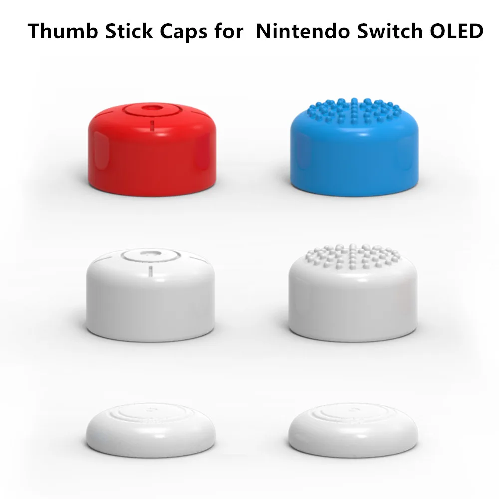 

Heystop Thumb Stick Caps for Nintendo Switch OLED, Nintendo Switch oled Handle Silicone Cap NS Accessories Handle Button Cap
