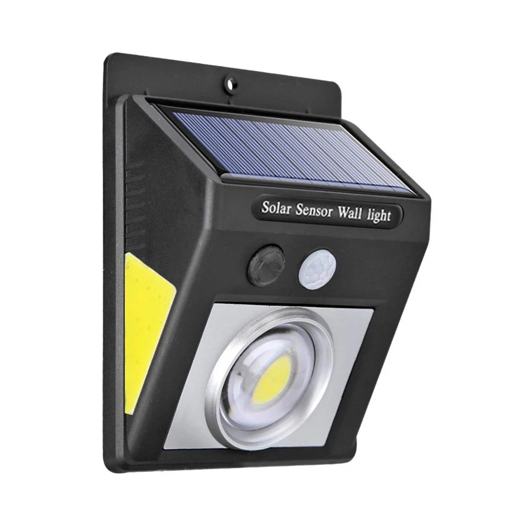 Настенный светильник на солнечной батарее COB 10 Вт уличное освещение украшение