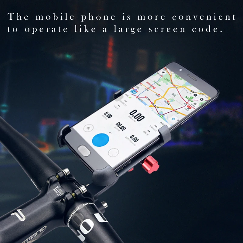 Алюминиевый держатель для телефона на велосипед вращающийся 360 градусов